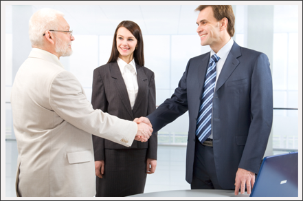 Business People Shaking Hands